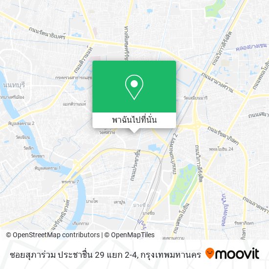 ซอยสุภาร่วม ประชาชื่น 29 แยก 2-4 แผนที่