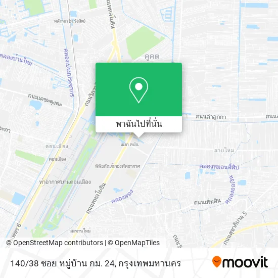 140/38 ซอย หมู่บ้าน กม. 24 แผนที่