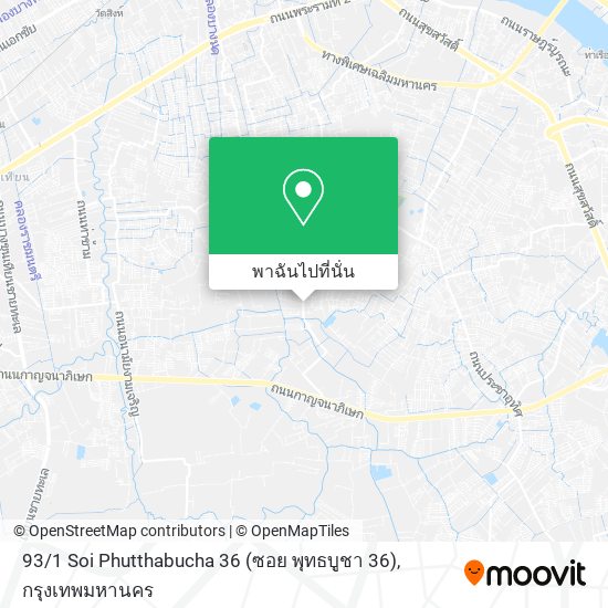 93 / 1 Soi Phutthabucha 36 (ซอย พุทธบูชา 36) แผนที่