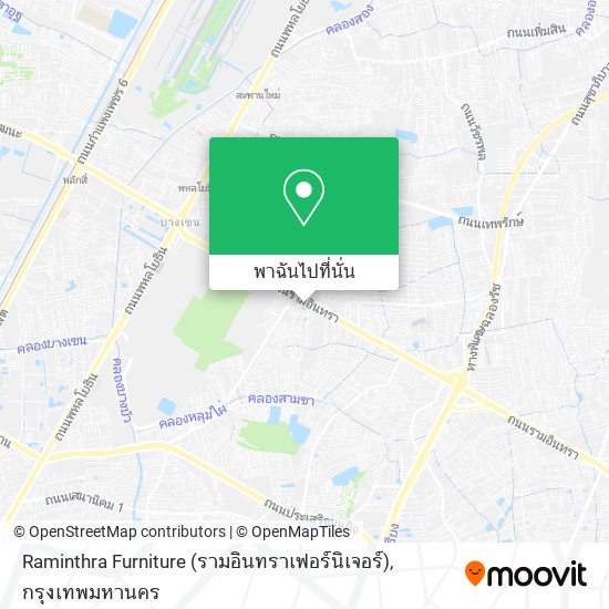 Raminthra Furniture (รามอินทราเฟอร์นิเจอร์) แผนที่