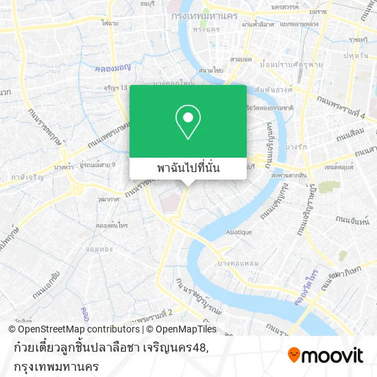 ก๋วยเตี๋ยวลูกชิ้นปลาลือชา เจริญนคร48 แผนที่