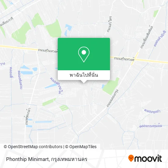 Phonthip Minimart, Lam Phak Chi, Nong Chok 10530 แผนที่
