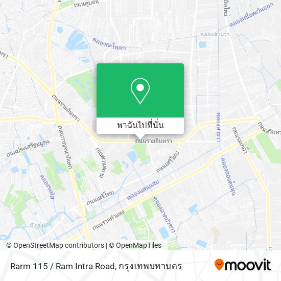 Rarm 115 / Ram Intra Road แผนที่