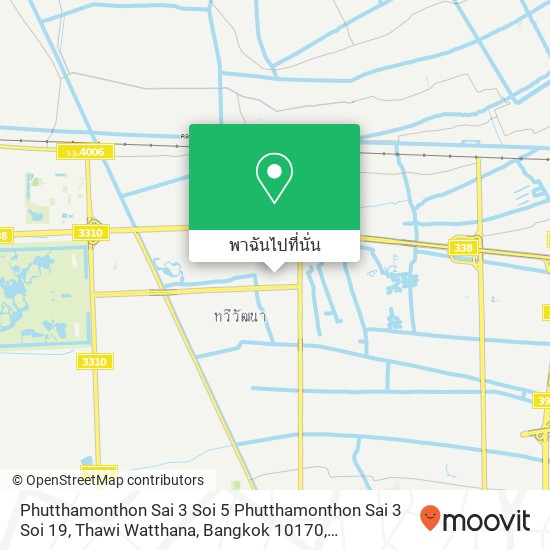 Phutthamonthon Sai 3 Soi 5 Phutthamonthon Sai 3 Soi 19, Thawi Watthana, Bangkok 10170 แผนที่