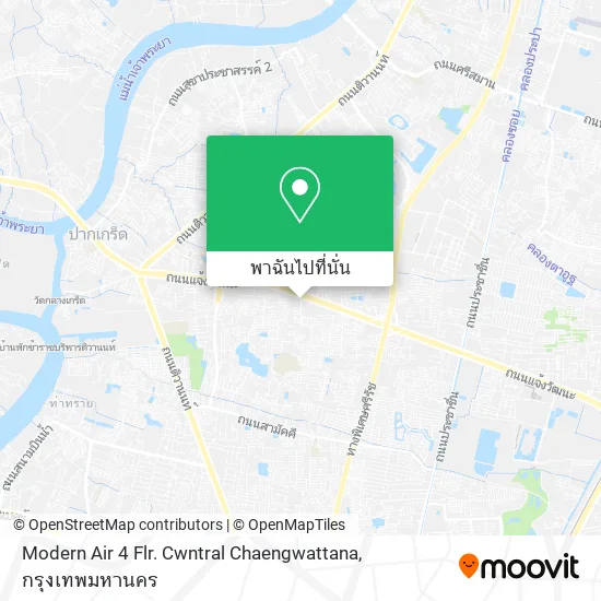 Modern Air 4 Flr. Cwntral Chaengwattana แผนที่