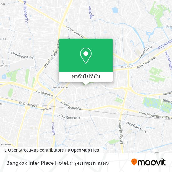Bangkok Inter Place Hotel แผนที่