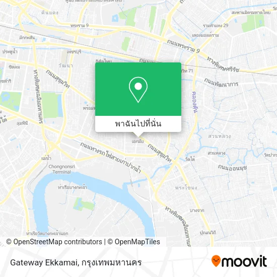 Gateway Ekkamai แผนที่