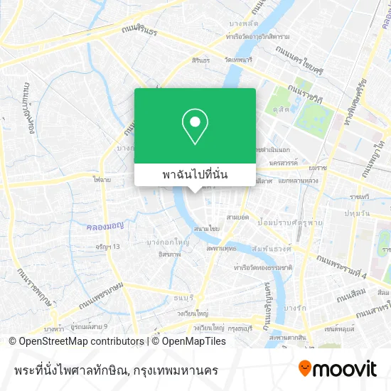 พระที่นั่งไพศาลทักษิณ แผนที่