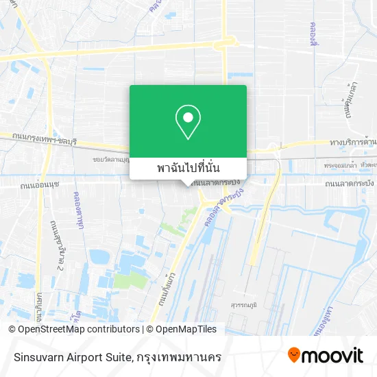 Sinsuvarn Airport Suite แผนที่