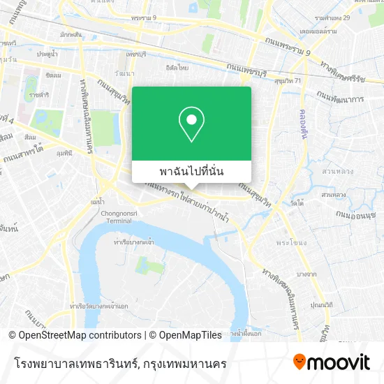 โรงพยาบาล​เทพธารินทร์ แผนที่