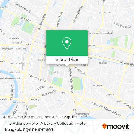 The Athenee Hotel, A Luxury Collection Hotel, Bangkok แผนที่