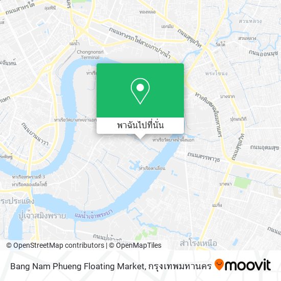 Bang Nam Phueng Floating Market แผนที่