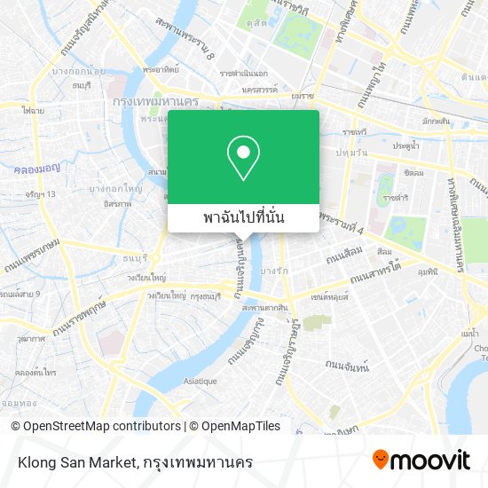 Klong San Market แผนที่
