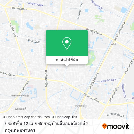 ประชาชื่น 12 แยก ซอยหมู่บ้านชื่นกมลนิเวศน์ 2 แผนที่