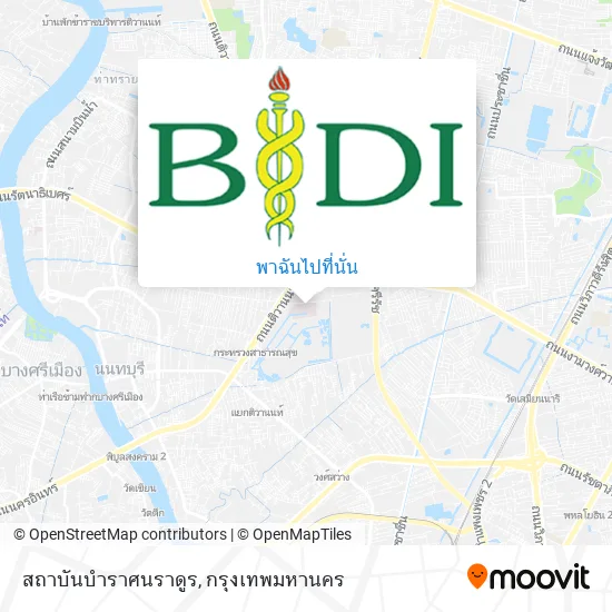 สถาบันบำราศนราดูร แผนที่