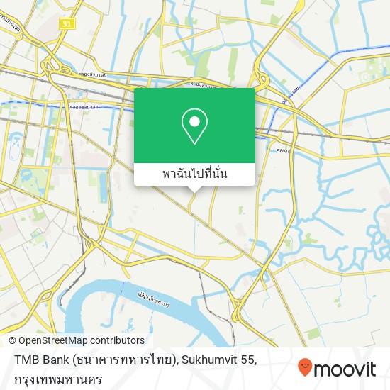 TMB Bank (ธนาคารทหารไทย), Sukhumvit 55 แผนที่