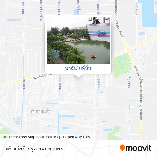 ดรีมเวิลด์ แผนที่