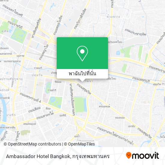 Ambassador Hotel Bangkok แผนที่