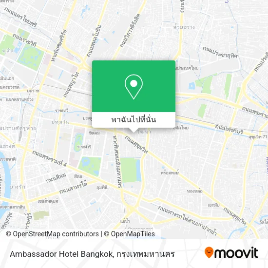 Ambassador Hotel Bangkok แผนที่