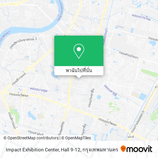 Impact Exhibition Center, Hall 9-12 แผนที่