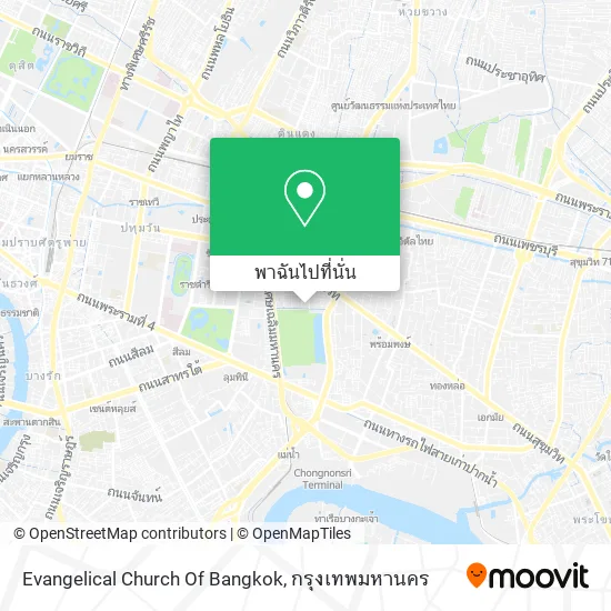 Evangelical Church Of Bangkok แผนที่