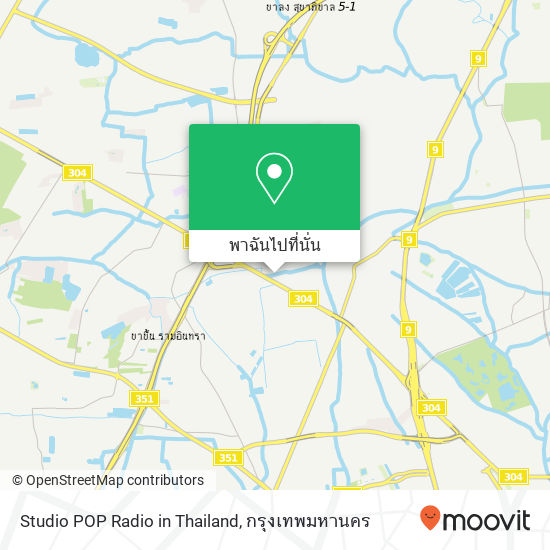 Studio POP Radio in Thailand แผนที่