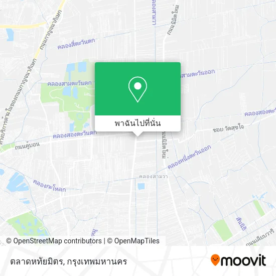 ตลาดหทัยมิตร แผนที่