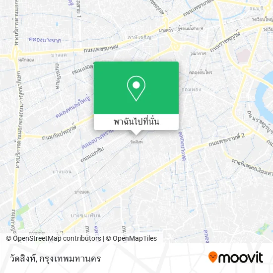 วัดสิงห์ แผนที่