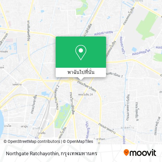 Northgate Ratchayothin แผนที่