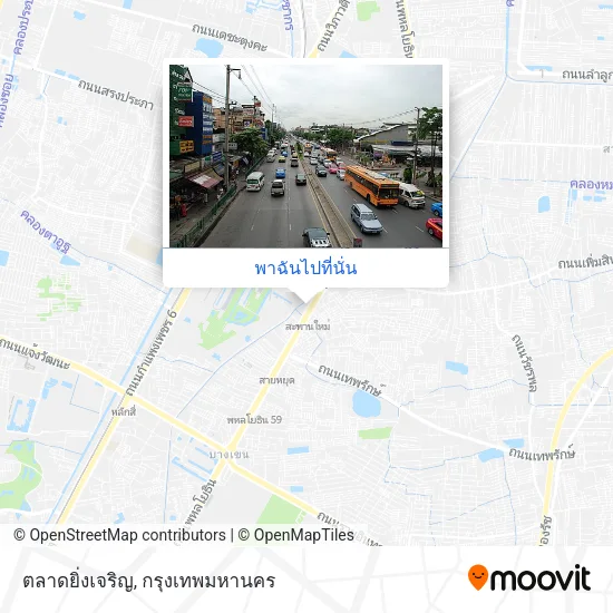 ตลาดยิ่งเจริญ แผนที่