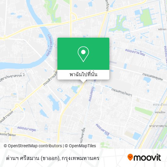 ด่านฯ ศรีสมาน (ขาออก) แผนที่