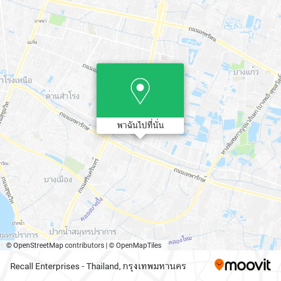 Recall Enterprises - Thailand แผนที่