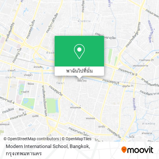 Modern International School, Bangkok แผนที่