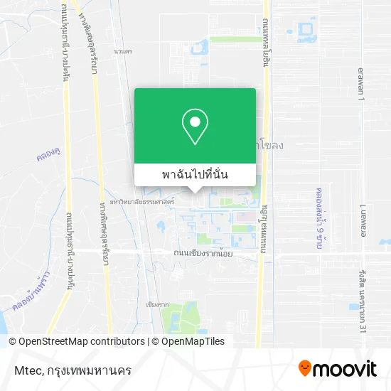 Mtec แผนที่