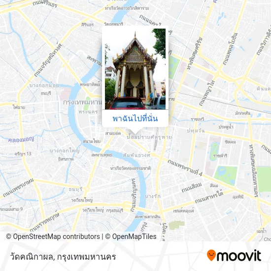 วัดคณิกาผล แผนที่
