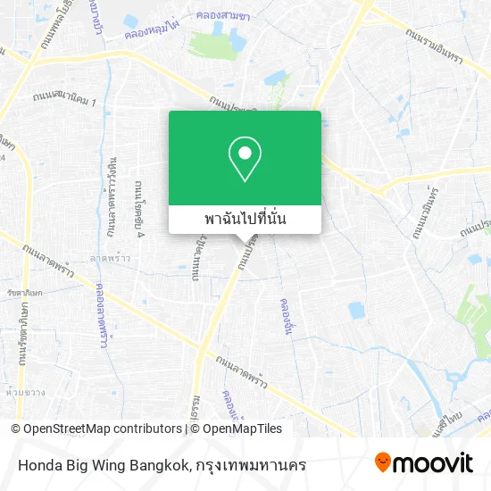 Honda Big Wing Bangkok แผนที่