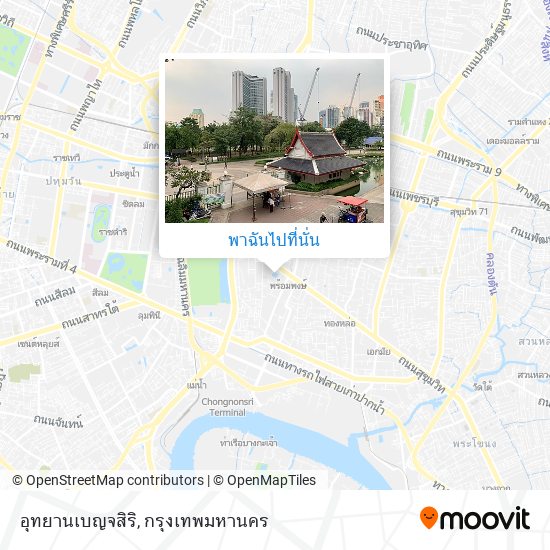 อุทยานเบญจสิริ แผนที่