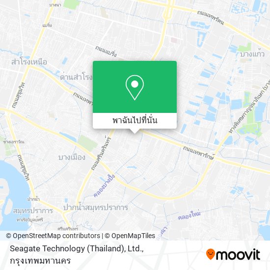 Seagate Technology (Thailand), Ltd. แผนที่