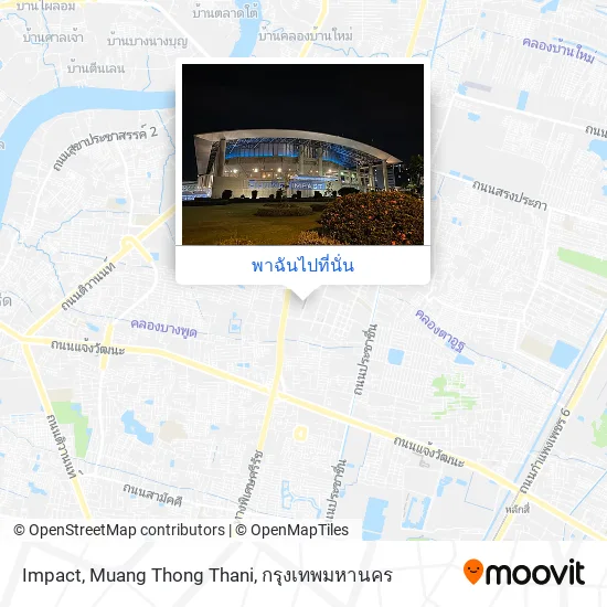 Impact, Muang Thong Thani แผนที่