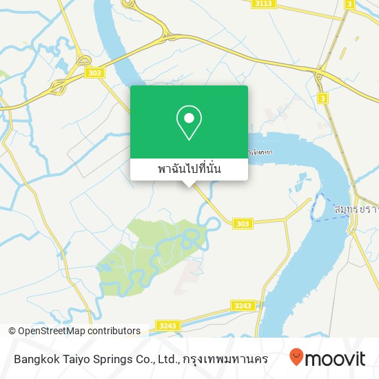Bangkok Taiyo Springs Co., Ltd. แผนที่