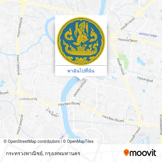 กระทรวงพาณิชย์ แผนที่