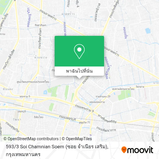 593 / 3 Soi Chamnian Soem (ซอย จำเนียร เสริม) แผนที่