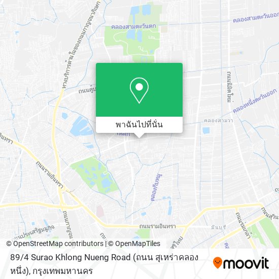 89 / 4 Surao Khlong Nueng Road (ถนน สุเหร่าคลองหนึ่ง) แผนที่