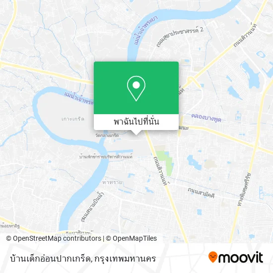 บ้านเด็กอ่อนปากเกร็ด แผนที่