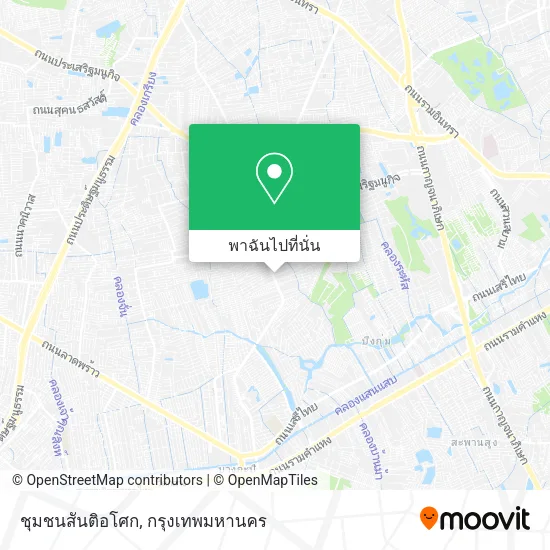 ชุมชนสันติอโศก แผนที่
