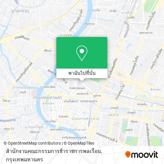 สำนักงานคณะกรรมการข้าราชการพลเรือน แผนที่