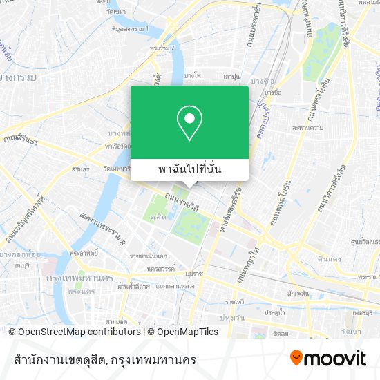 สำนักงานเขตดุสิต แผนที่