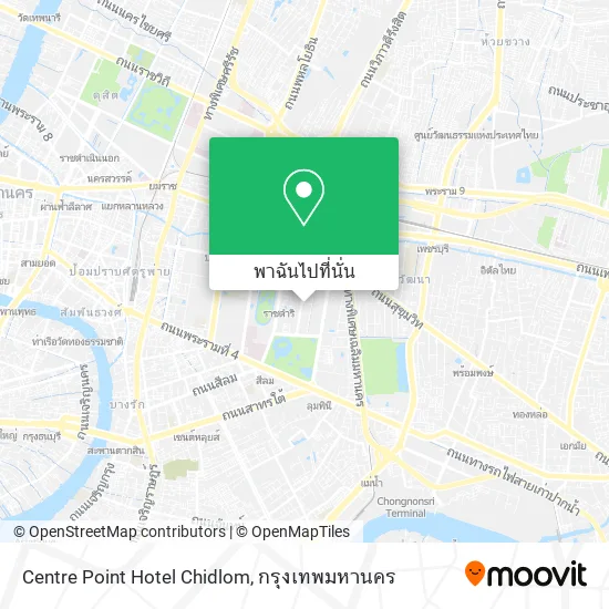 Centre Point Hotel Chidlom แผนที่