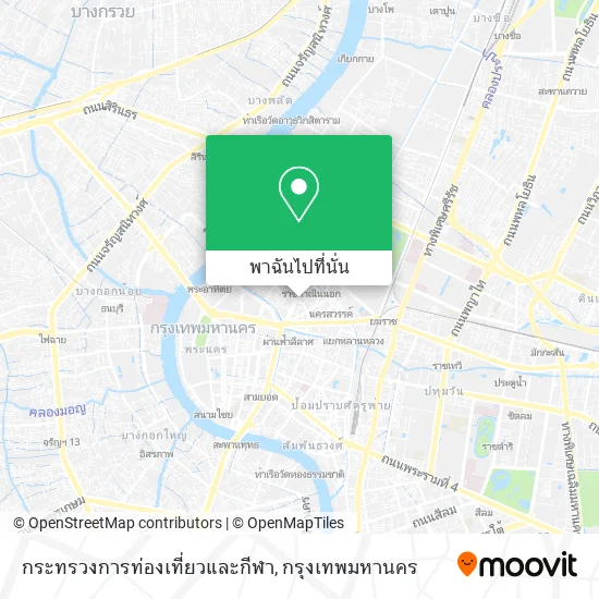 กระทรวงการท่องเที่ยวและกีฬา แผนที่