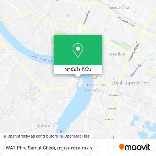 WAT Phra Samut Chedi แผนที่